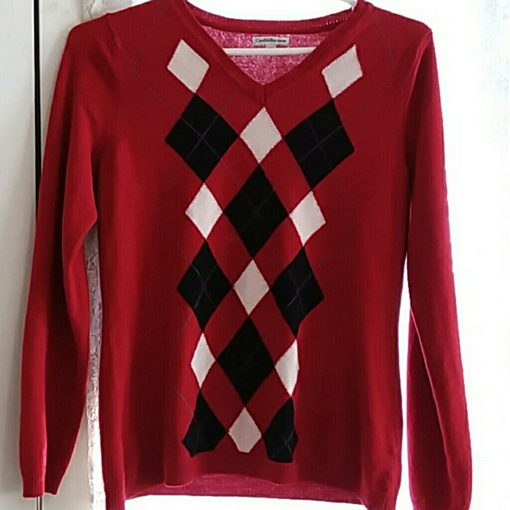 Croft & Barrow V-neck sweater/jumper S